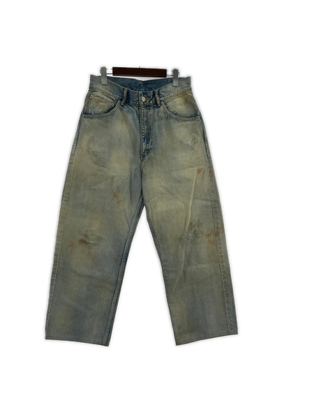 ANCELLM SELVEDGE DENIM STRAIGHT 5P PANTS 1 サックス ANC-PT11-A