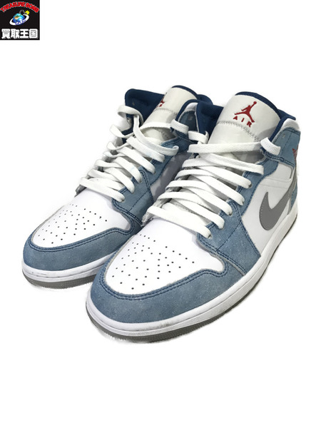 NIKE Air Jordan 1 Mid SE White/Hyper Royal/DN3706-401/28.0cm/ナイキ/白/水色/スニーカー/箱付｜商品番号：2100210950039  - 買取王国ONLINESTORE