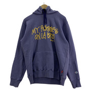STUSSY パーカー Championボディ 紫（M）