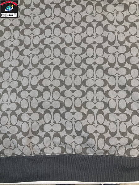 COACH コーチ シグネチャーフーディ パーカー サイズXL ブラック 