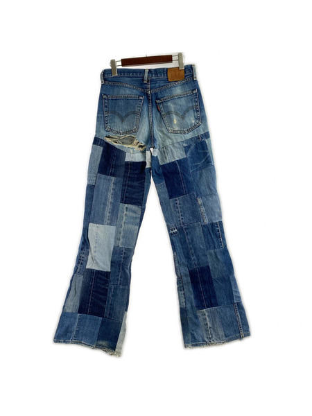 Levi's デニム・ジーンズ 502 デニムパッチワークリメイク (29)