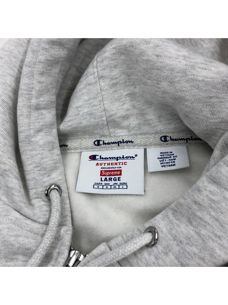 Supreme Champion 24SS Zip Up Hooded Sweatshirt ジップパーカー L