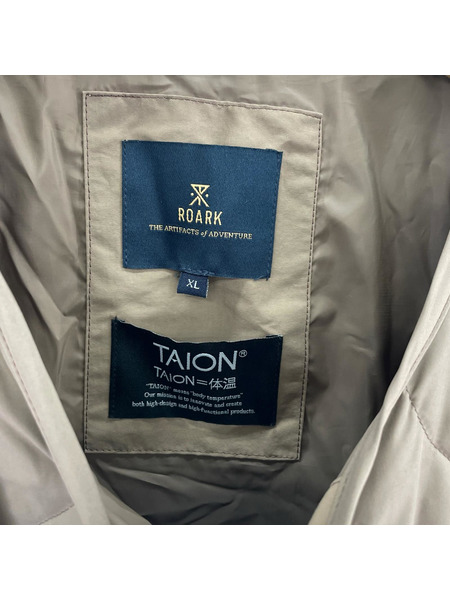 ROARK×TAION ノーカラーキルティングジャケット XL[値下]