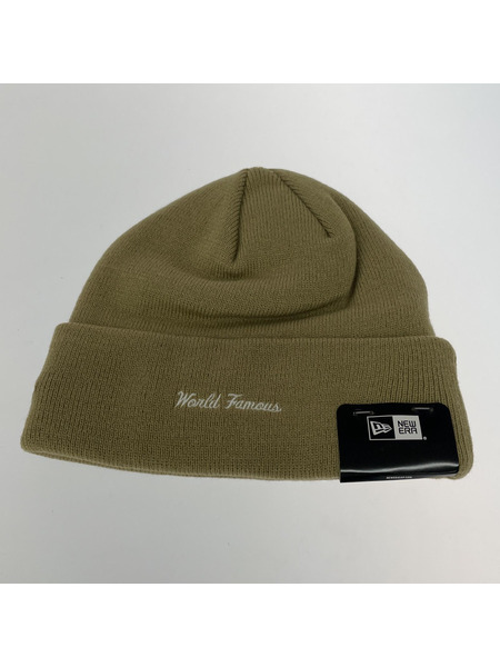 Supreme NEW ERA BOX LOGO BEANIE DARK SAND