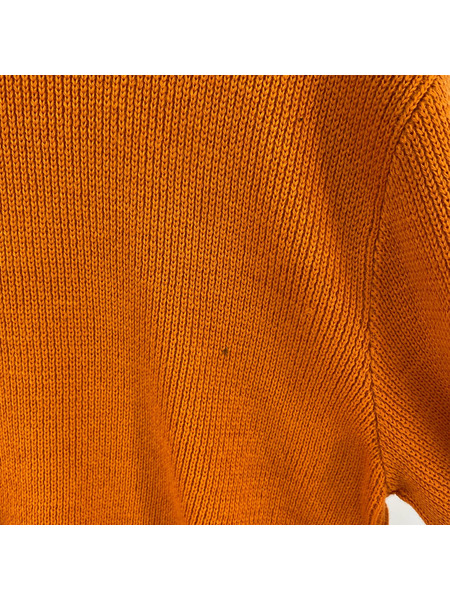 HERON PRESTON プリント ニット オレンジ (S)