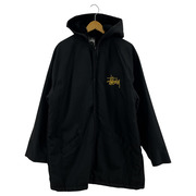 STUSSY BURLY GEAR フーディーコート BLK (M)