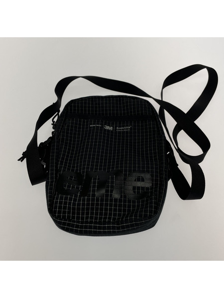 Supreme 24SS WEEK1 3M Reflective Shoulder Bag ブラック