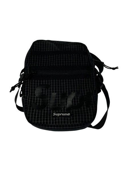 Supreme 24SS WEEK1 3M Reflective Shoulder Bag ブラック