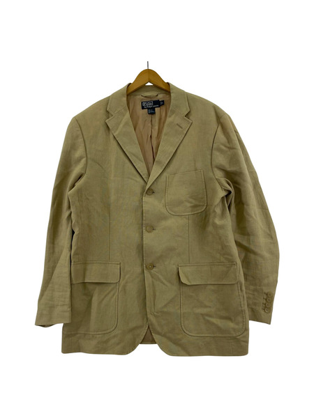 POLO RALPH LAUREN テーラードジャケット・ブレザー ベージュ リネン