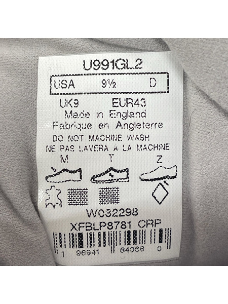 NEW BALANCE スニーカー New Balance U991GL2 991 V2-27.5