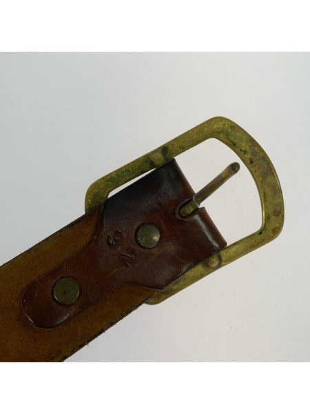 STEVENSON OVERALL CO. stevenson overall レザーベルト ブラウン