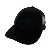 Supreme Stamped Mesh Back 5-Panel CAP 黒