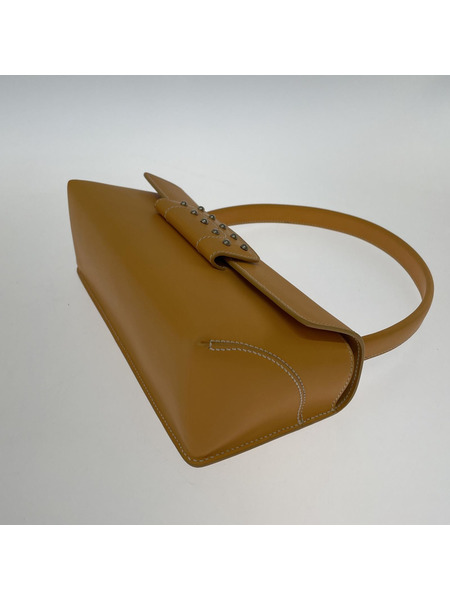 TOD’S フラップハンドバッグ レザー イエロー