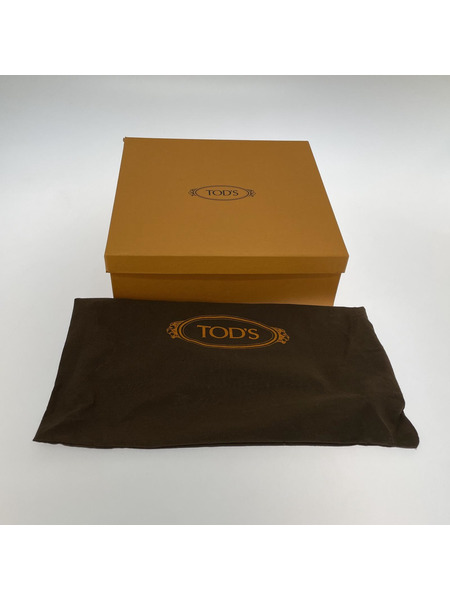 TOD’S フラップハンドバッグ レザー イエロー