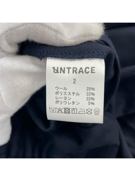 パンツ UNTRACE 25SS TPOテーパードパンツ NVY 2