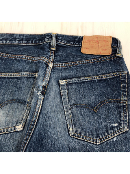 60s-70s Levi's 501 66ビッグE Sタイプ? (30×31) 濃イメインディゴ