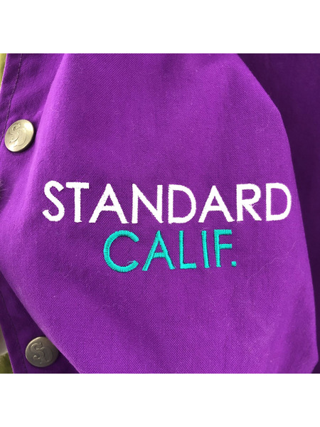 STANDARD CALIFORNIA/リバーシブルコーチジャケット/S/PPL