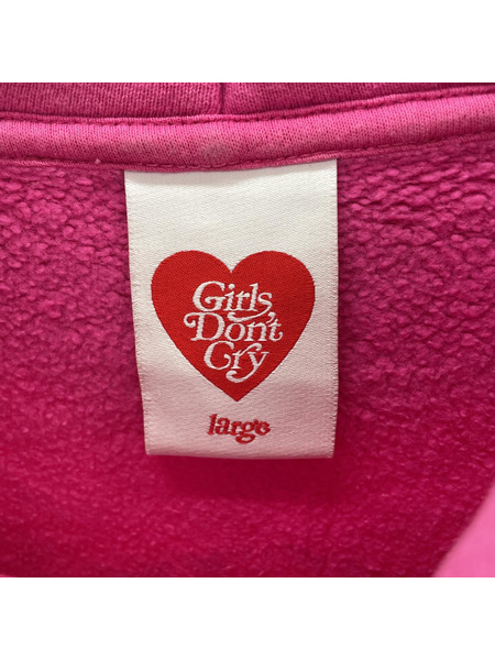 Girl's Don't Cry ANGEL HOODIE エンジェルフーディ プルオーバーパーカー L