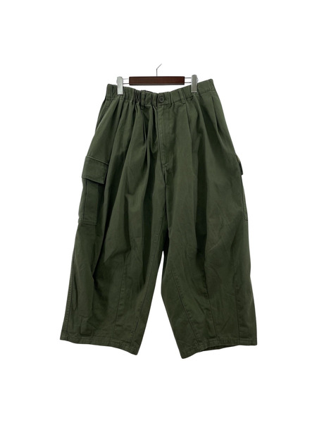 is-ness BALLOON CARGO EZ PANTS バルーンカーゴイージーパンツ F カーキ