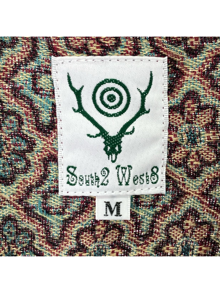 South2 West8 長袖シャツ Smokey Shirt-India Dobby (M) GRN