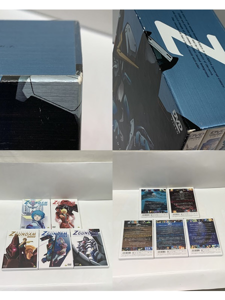 DVD 機動戦士Zガンダム メモリアルボックス版 全3巻セット ST-0355/ST-0356/ST-0357 開封品 ダメージあり ゼータガンダム