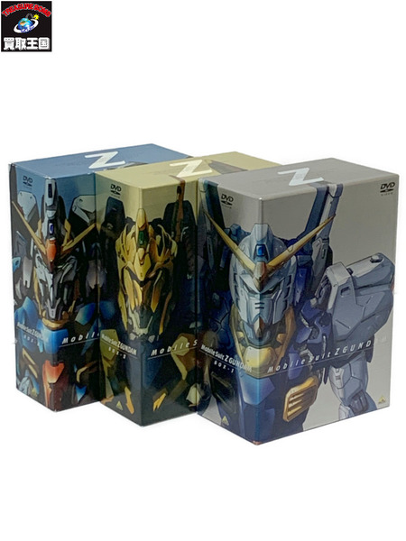 DVD 機動戦士Zガンダム メモリアルボックス版 全3巻セット ST-0355/ST-0356/ST-0357 開封品 ダメージあり ゼータガンダム