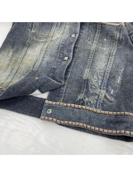 HYSTERIC GLAMOUR 転写騙シ絵スタッズシャツ