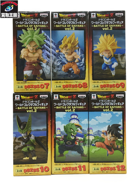 WCF dragon ball z　Battle of Saiyans Vol.2　Set of 6 types　 全６種セット ドラゴンボールZ