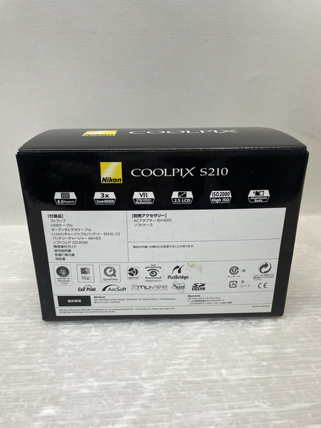 NIKON COOLPIX S210 コンパクトデジタルカメラ 