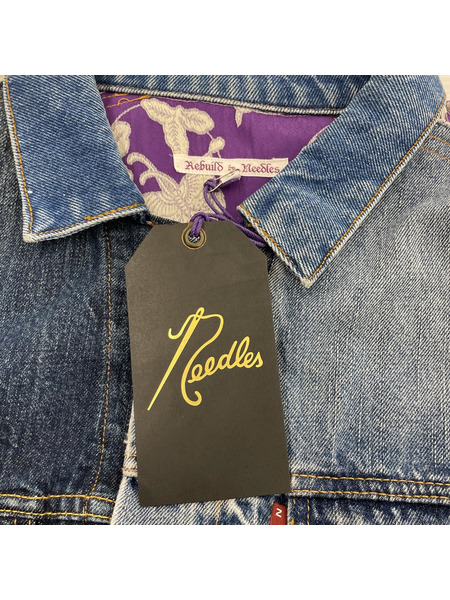 Needles Jean Jacket Covered Jacket 再構築デニムジャケット (M)[値下]