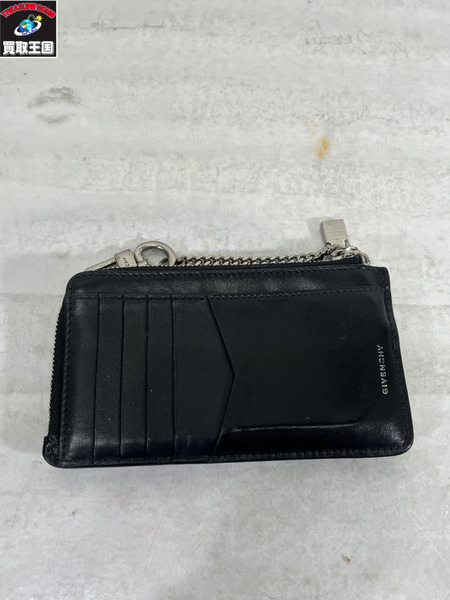 GIVENCHY BK/ジップ カードホルダー