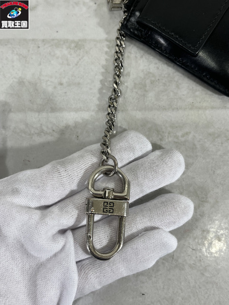 GIVENCHY BK/ジップ カードホルダー
