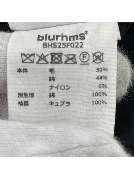 blurhms ジャケット Brushed Wool Zip Short Jacket (2)