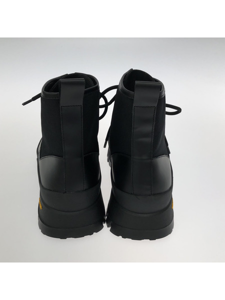 ZARA レースアップレザーブーツ vibramソール 黒 27.5cm