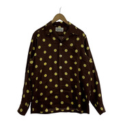 WACKO MARIA DOTS L/S HAWAIIAN SHIRT TYPE-2 M