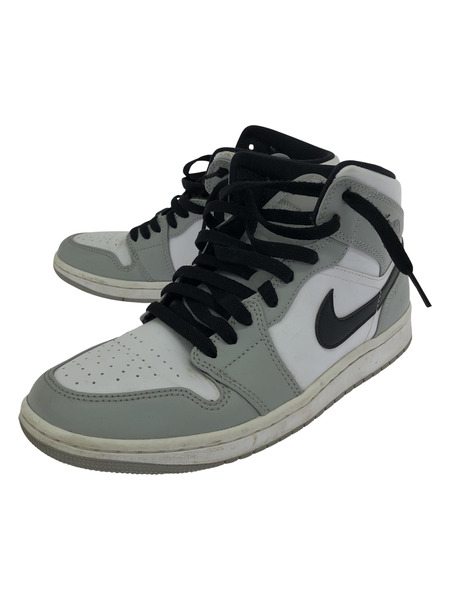 NIKE AIR JORDAN 1 MID LIGHT SMOKE GREY