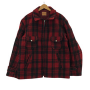 40s DUBBLE WARE WOOL CHECK JACKET
