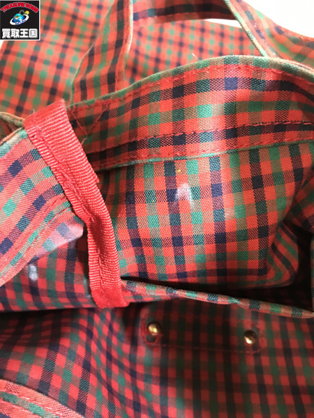 familiar チェック トートバッグ