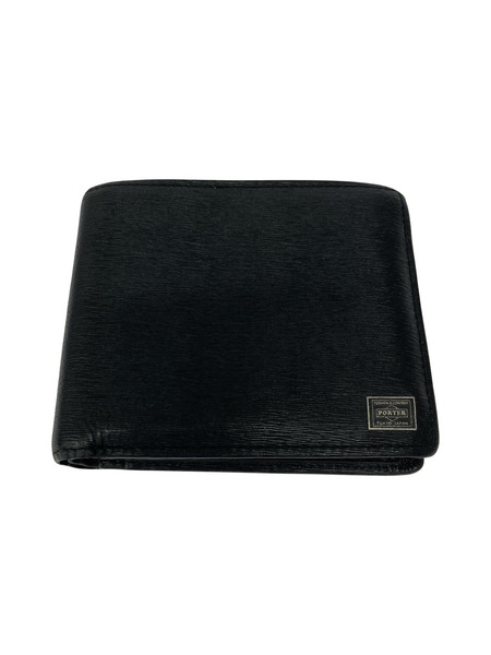 PORTER/CURRENT WALLET 二ツ折リ財布/052-02204/BLK