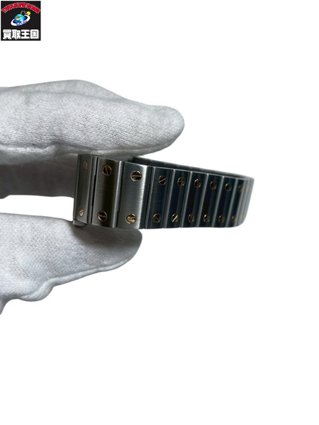 カルティエ/サントスカルベ/W20011C4/電池交換・仕上げ メンズQZ