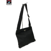 PRADA ショルダーバッグ ナイロン 黒 スクエア