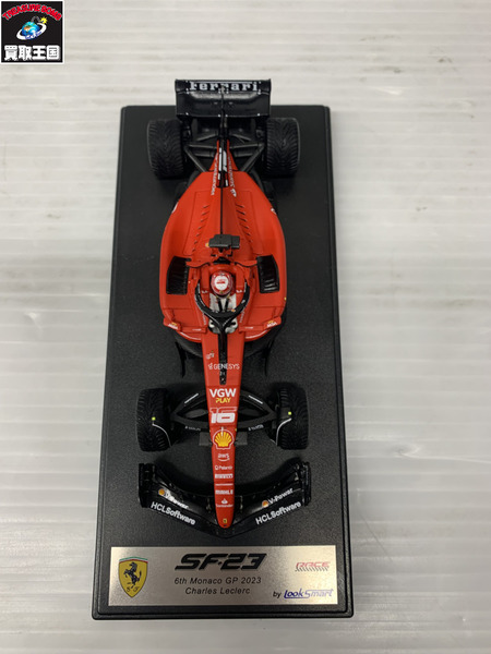 Look Smaet 1/43 Ferrari SF23 No.16 6th Monaco GP 2023