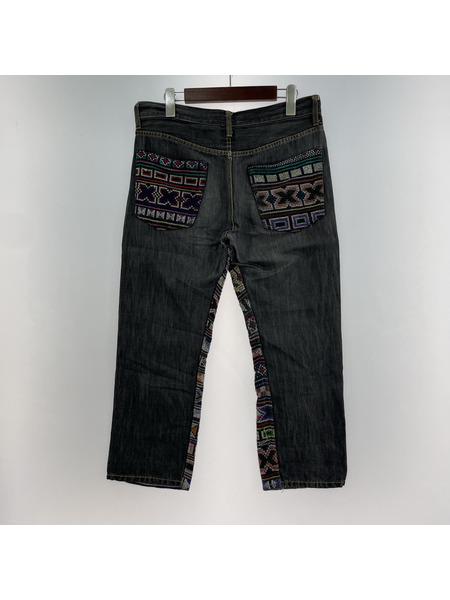 JUNYA WATANABE COMME des GARCONS パンツ 刺繍デニムパンツ S