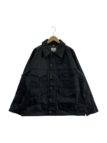 レザージャケット yoused 4ポケ リメイク LEATHER JACKET