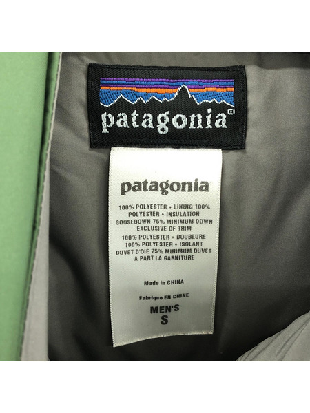 patagonia ダウンベスト 27570 Sing Shot Down Vest  緑 S
