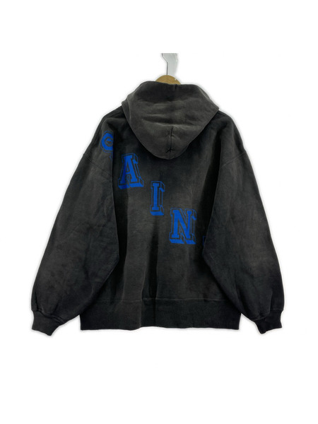 SAINT MICHAEL パーカー ANGEL HOODIE/BLACK(L)