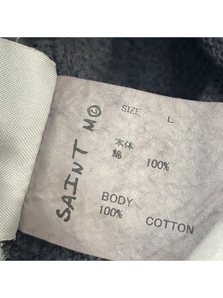 SAINT MICHAEL パーカー ANGEL HOODIE/BLACK(L)