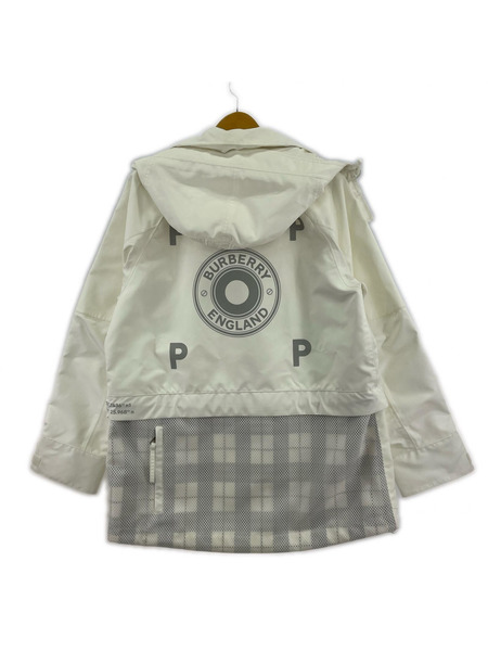 BURBERRY ジャケット TECHNICAL PARKA WHITE XS