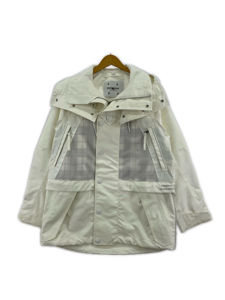 BURBERRY ジャケット TECHNICAL PARKA WHITE XS