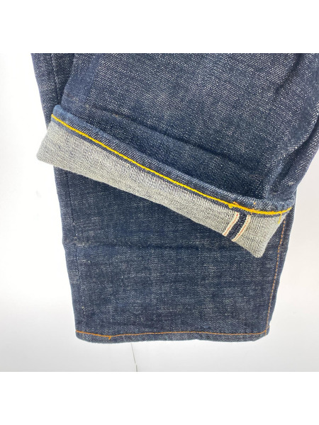 EVISU デニム・ジーンズ Lot.2013ダブルニーデニムパンツ 30×35 濃紺
